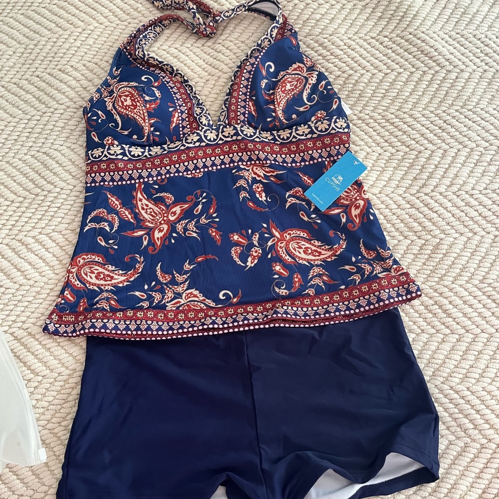 CUPSHE tankini size L